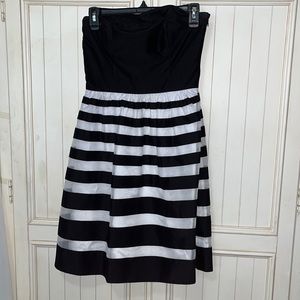 Strapless striped dress!